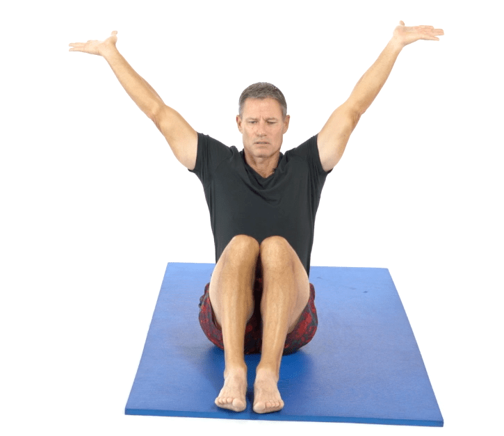Dan Hellman performs and ELDOA  posture for the Thoracic Spine on H3TV.
